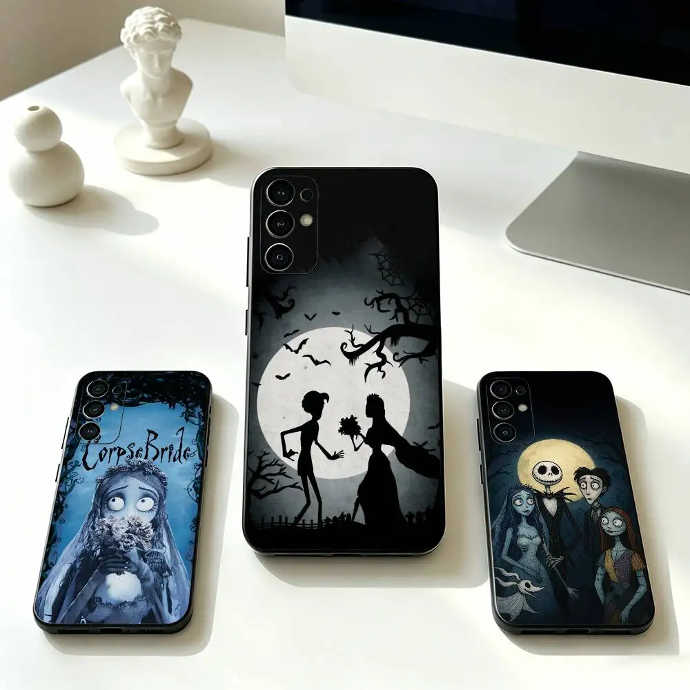 C-Corpse Bride v-Victor  Phone Case For Samsung S25,S24,S21,S22,S23,S30,Ultra,S20,Plus,Fe,Soft Silicone Black Cover