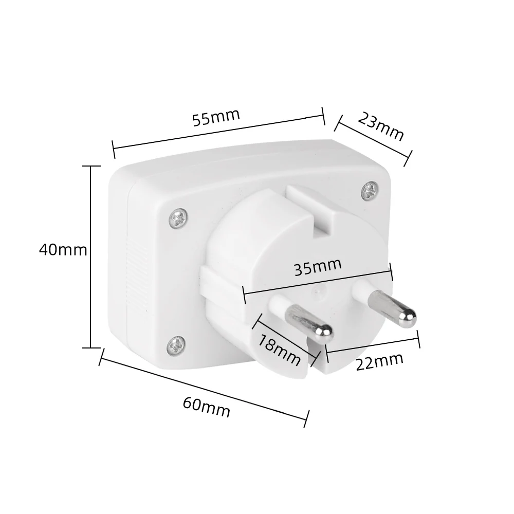 Imagem -06 - Medidor de Tensão Digital com Display Lcd Painel de Parede Voltímetro Tomada ue e Eua Plug 110v 220v Dm551