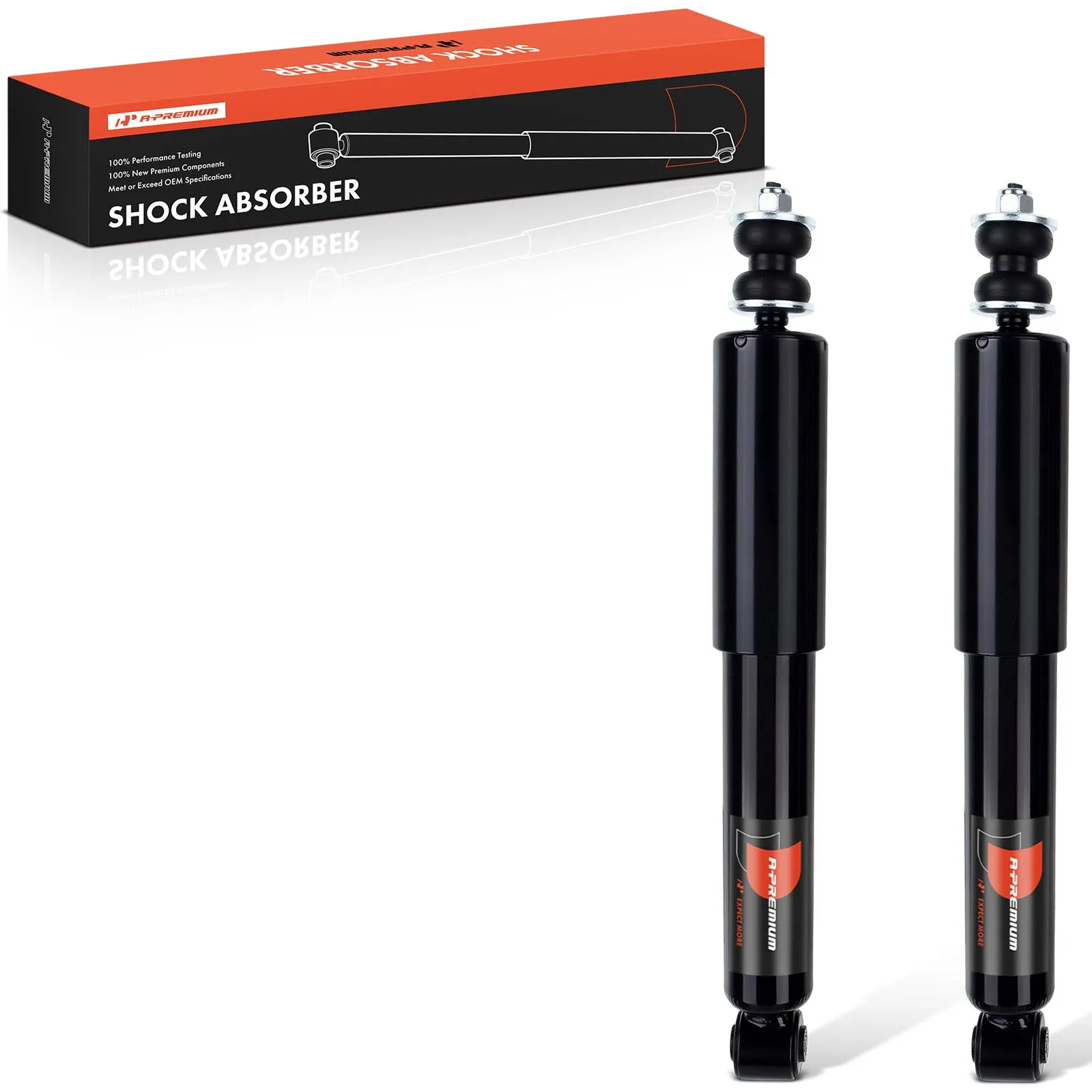 A-Premium Pair Front Shocks & Struts for Ford F-100 1980-1983 F-150 1980-1996 F-250 1980-1999 F-350 1980-1997 F-250 HD 1997