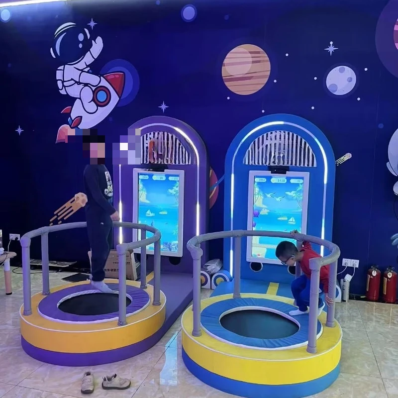 

43-Inch all-in-one screen with soft bag, motion-sensing interactive games, trampoline park