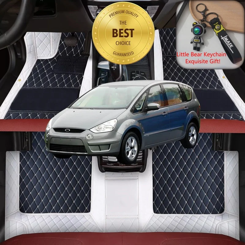 

Автомобильные коврики на заказ для Ford S-MAX CD340/CJ, роскошные автомобильные коврики-вкладыши, для лево- и праворульных автомобилей