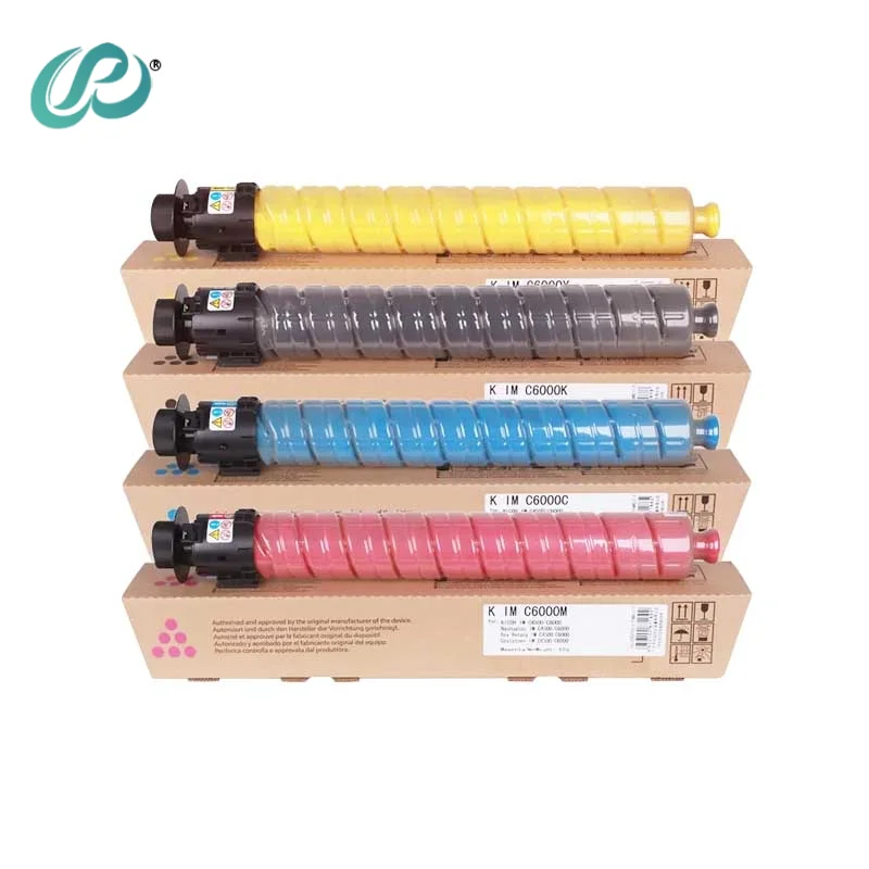 

1pcs IMC6000 BK540g CMY400g Color Compatible Toner Cartridge for Ricoh IM C4500 C6000 Copier Supplies