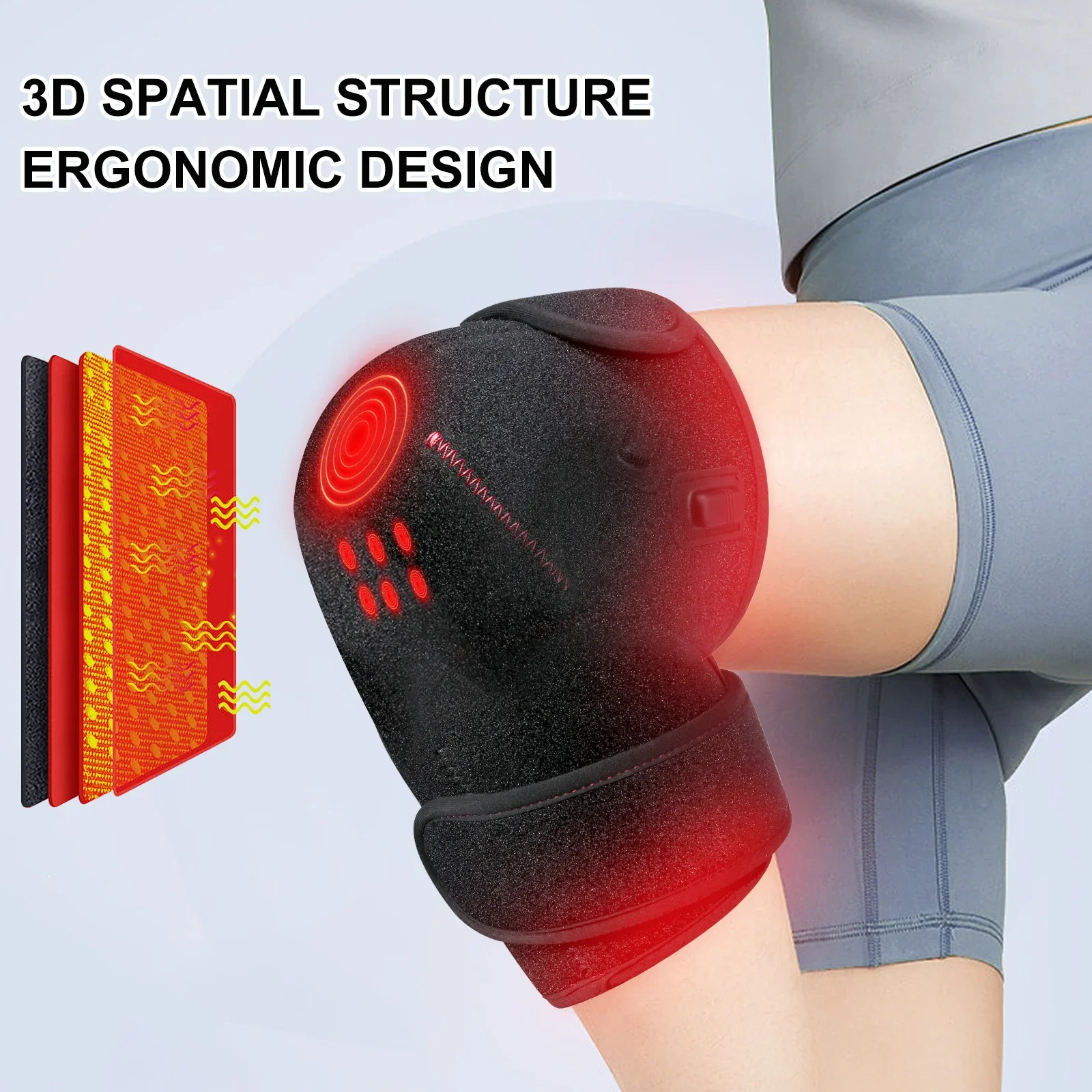 Arthritis Shoulder Pain Relief Photon Treatment Red Near Infrared LED Light Therapy Red Light Therapy knee Pad