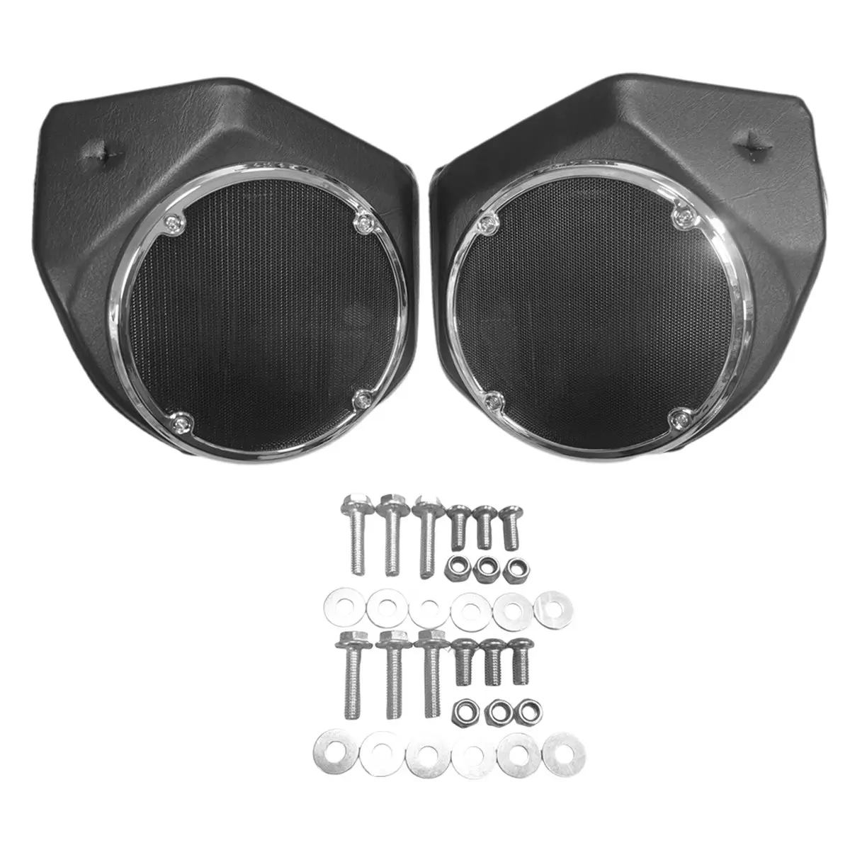 A23Z Motorcycle Rear Trunk 6.5Inch Speaker Pods for Touring Models 2014-2023 Road Glide 6.5Inch Grill Net Speaker