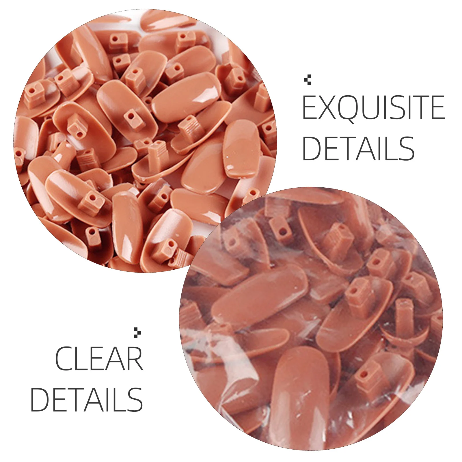 300個の練習用ネイルチップ、スムーズな付け爪、ネイルアートトレーニング、マニキュア学生、初心者、サロンアーティスト、自宅での使用に