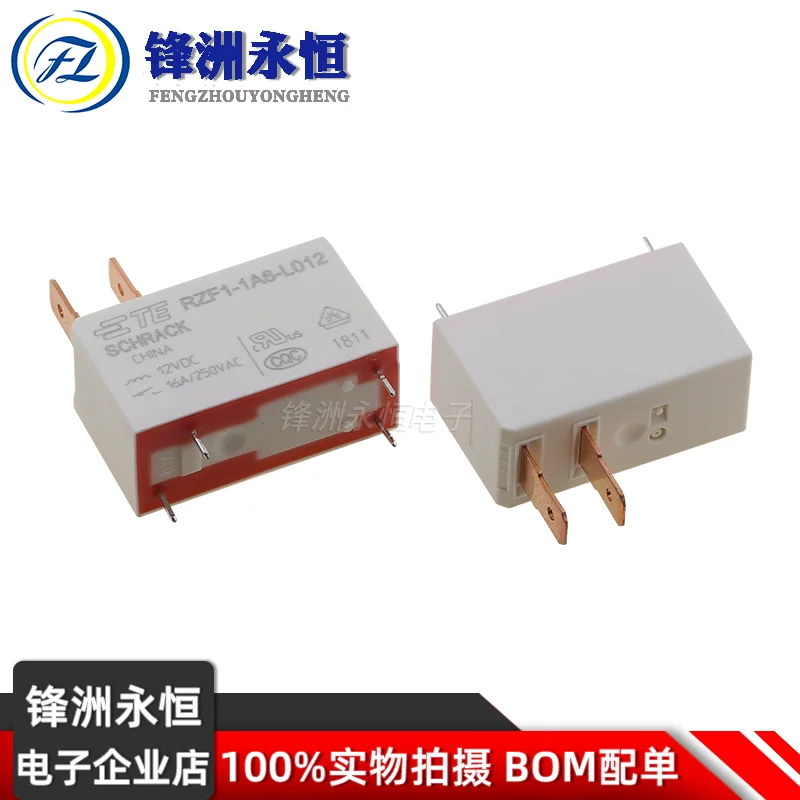 1Pcs TE TYCO Relay RZF1-1A6-L012 4Pin 16A 12V Water Heater Microwave Oven Relay