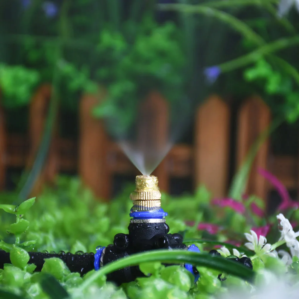 

20 м DIY уличная насадка для запотевания, система охлаждения, спринклерная насадка для орошения сада, полив, удаление пыли, распылитель для патио