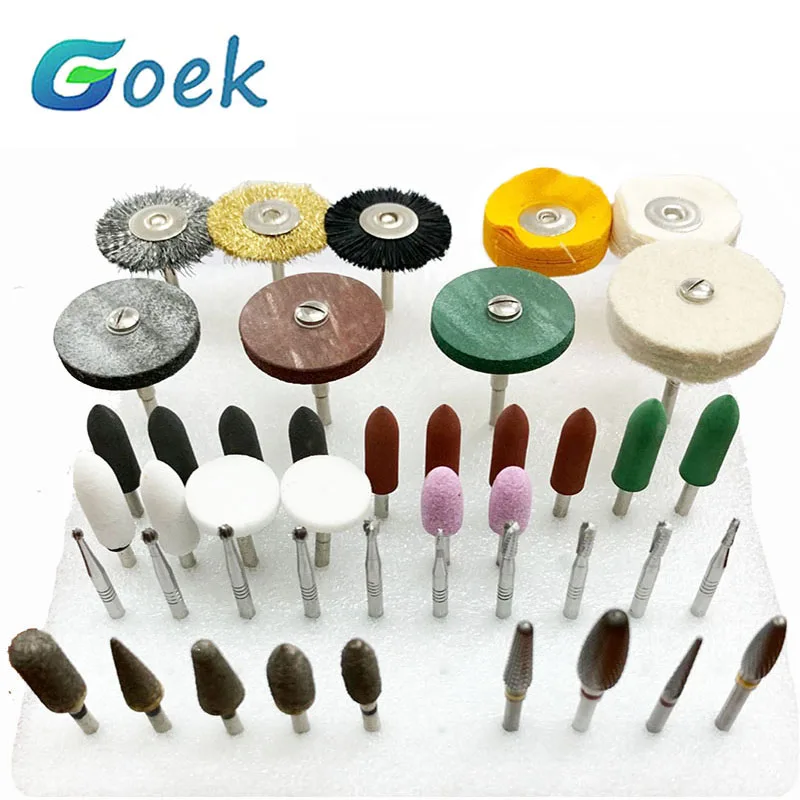 

44pcs/Set Dental Grinding or Polishing Kits for Lab Use for Alloy Metal Jewellery Dentistry Tool Drill Bits Lab Tool DIY Hobbies