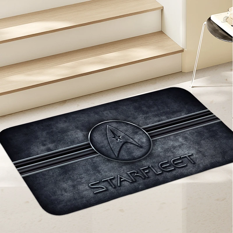 

Home Foot Mat S-Star T-Treks Carpets for Living Room House Interior Entrance Mat Washable Non-slip Kitchen Rug Soft Bathmat