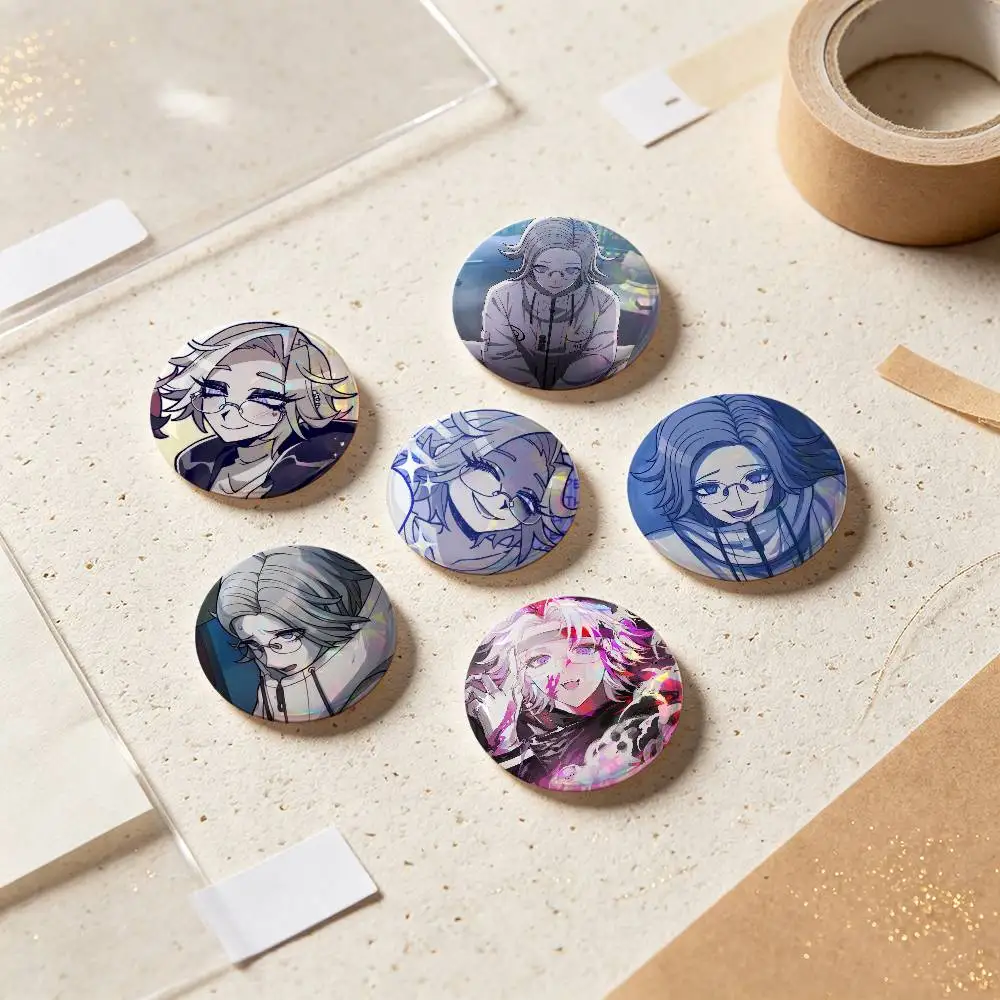 Eito Aotsuki Anime Figure Badges 25 32 44 58 75 Mm Round Cosplay Pin Bag Decor Fans Collect Friends Gifts Brooch Souvenir