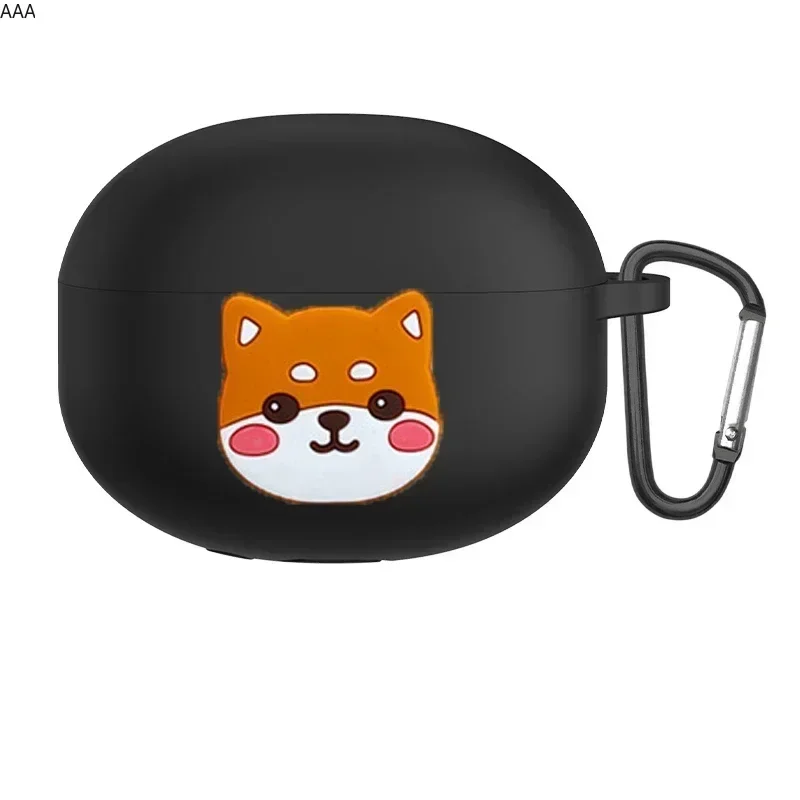 ل Xiaomi Buds 5 Pro حافظة الكرتون الكلاب مضحك الحيوان/زهرة سماعات سيليكون غطاء Fundas redmi Buds 5 Pro غطاء سماعة الرأس