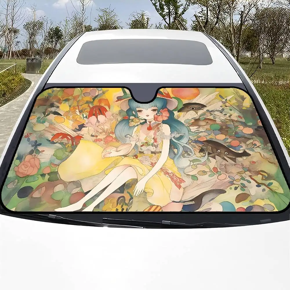 A-Aya T-Takano حماية شمسية للسيارة زجاج أمامي ساخن ظلة نافذة السيارة غطاء الزجاج الأمامي ظل الشمس حاجب الشمس التلقائي