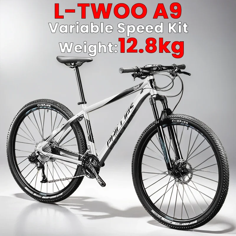 

24/26/29inch Aluminum alloy frame Mountain bike 27/30/33speed off-road Bicycle Double disc brake variable speed Shock absorption