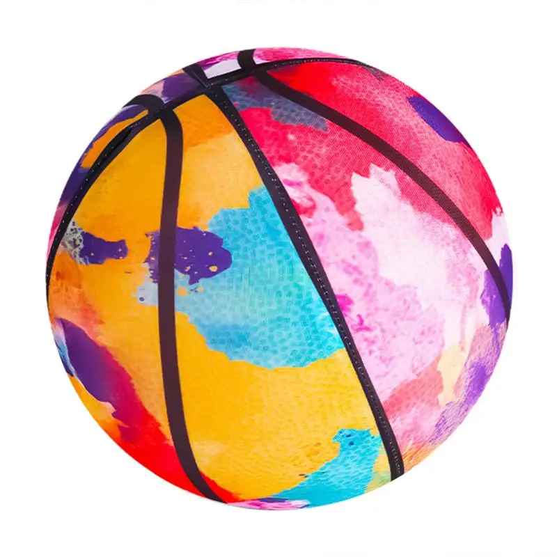 

Silent Basketball Training Ball Soft Basketball PU Basketball Ball High-Density Mute Basketball Leather Ball Foam Ball For Kids