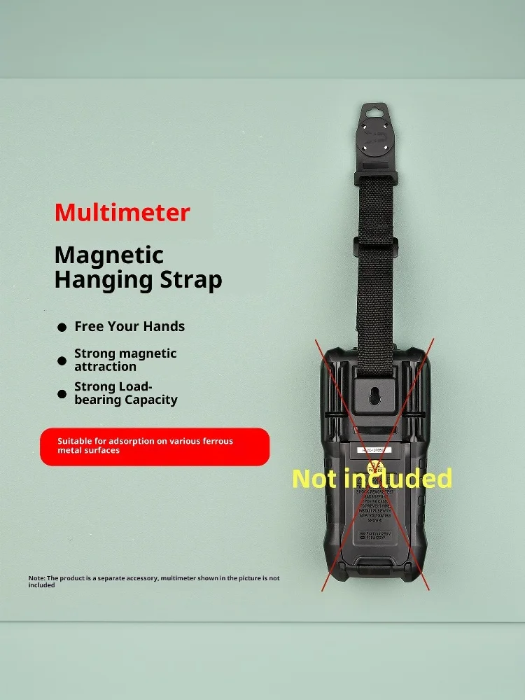 1Pcs Magnetic Strap Magnet Hanger Kit For For Multimeter Instrumentation Tool Magnetic Attachment Strap Portable Hanging Strap
