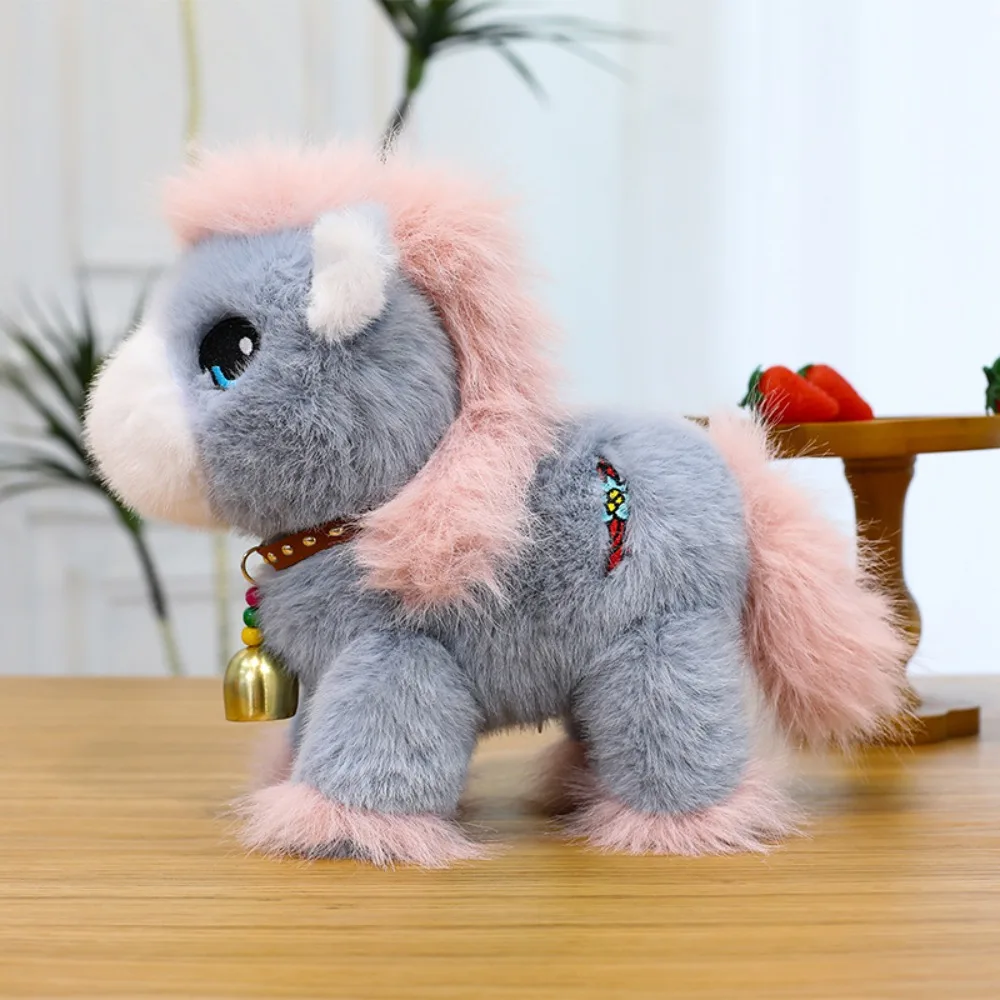 

Simulation Foal Plush Doll Long Mane Standing Horse Plush Toys PP Cotton 25/35cm Horse Stuffed Toy Kids Gift