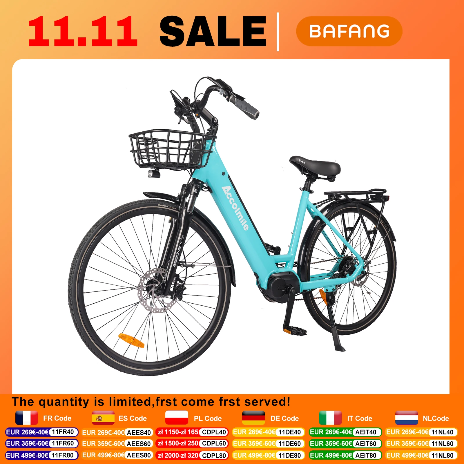 Choice Electric City eBike eCITY 250W Bafang Mid Motor Power 28inch Women Man Urban E-Bike  Assistance Bicycle with Battery