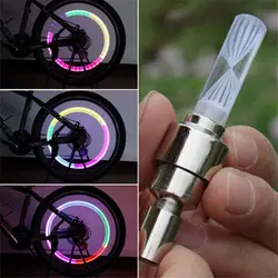 New 7Color Fireflys LED Flash Light Lamp Night Bike Car Tire Tyre Wheel Valve Caps Tire Decoration LED Light