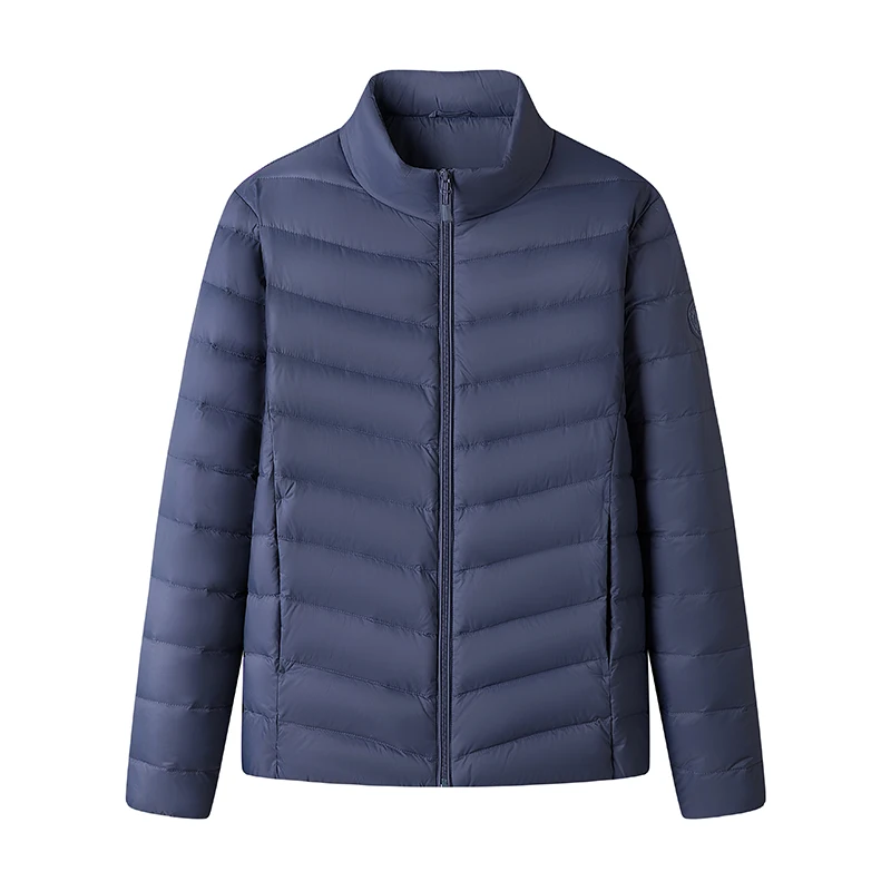 90% Witte Eendendons Parka Jas Vrouwen 2025 Herfst Winter Stand Kraag Warme Puffer Jas Dames Lichtgewicht Eendendons Uitloper