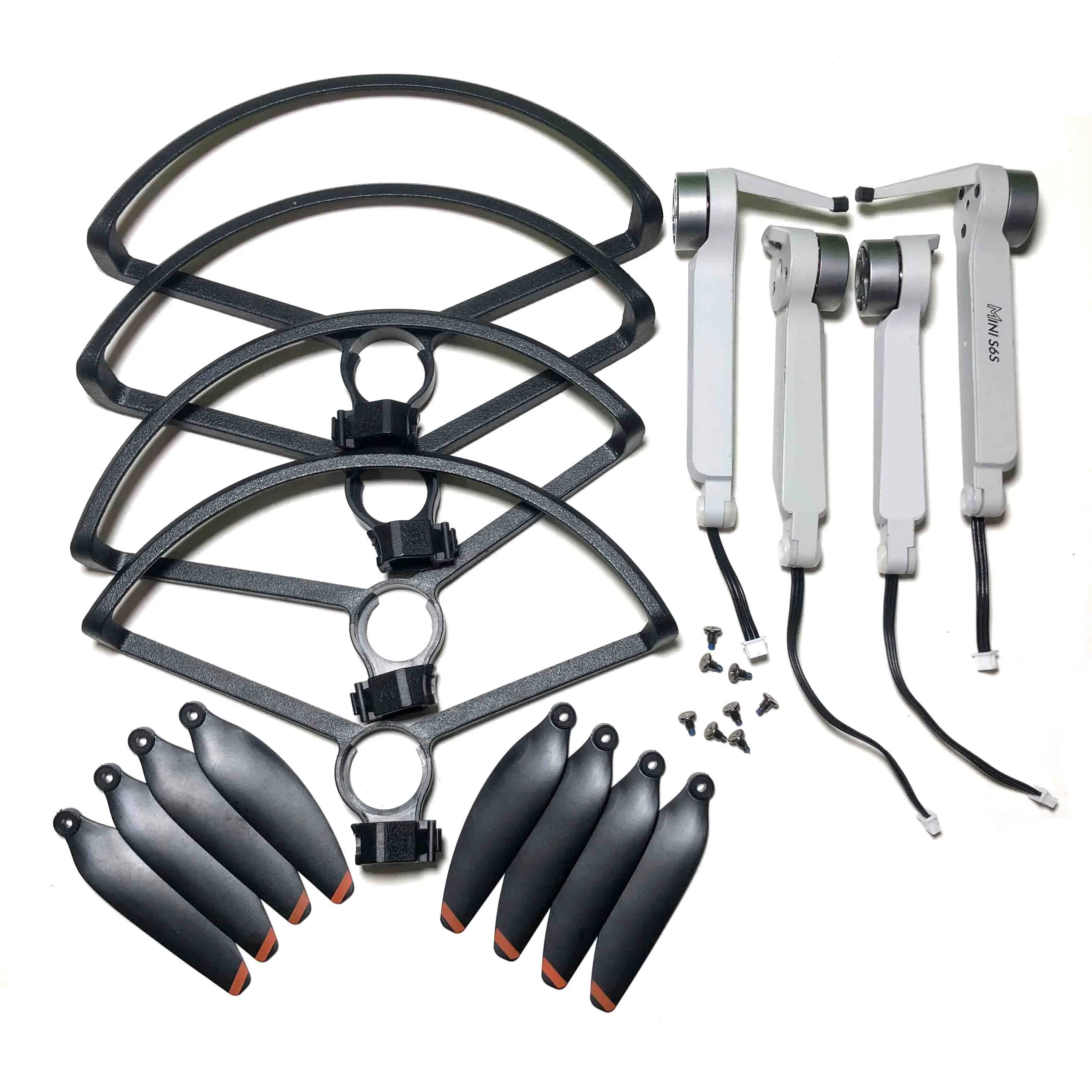 LSRC S6S Mini GPS Brushless RC Drone Spare Parts LS-S6S Quadcopter emitter Camera Arms Blade Propeller Guard Motor KIT