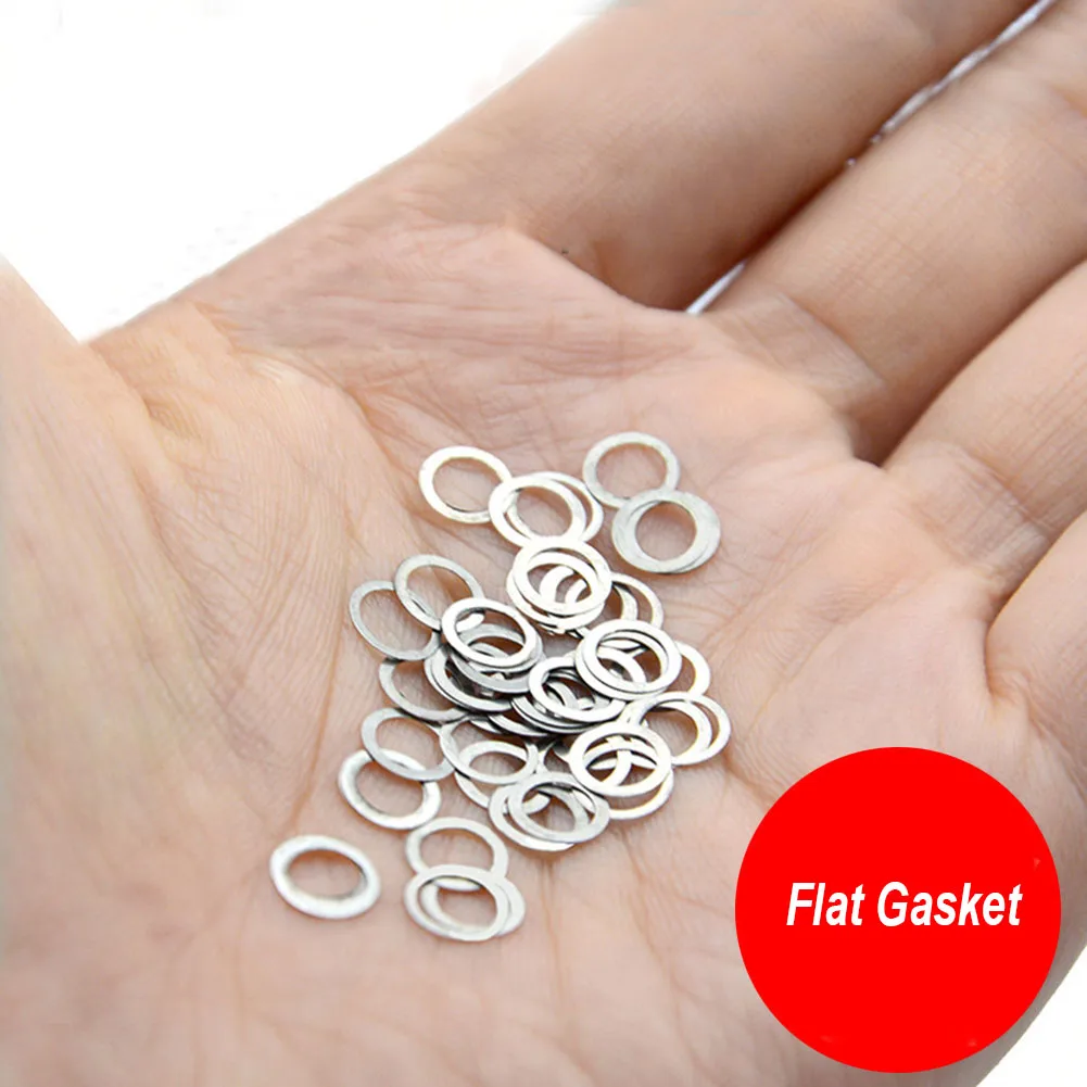 Multi-types Dental Handpiece Gasket Repair Parts 30Pcs Flat Wave Spring Washer Spacer Air Turbine Cartridge Rotor Sealing O-ring