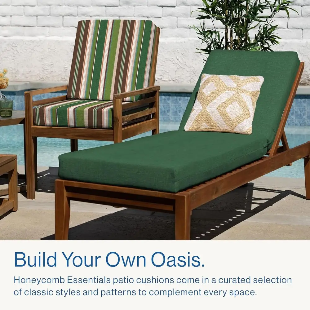 Poduszka na leżak Hampton Texture 21 x 70 do mebli ogrodowych