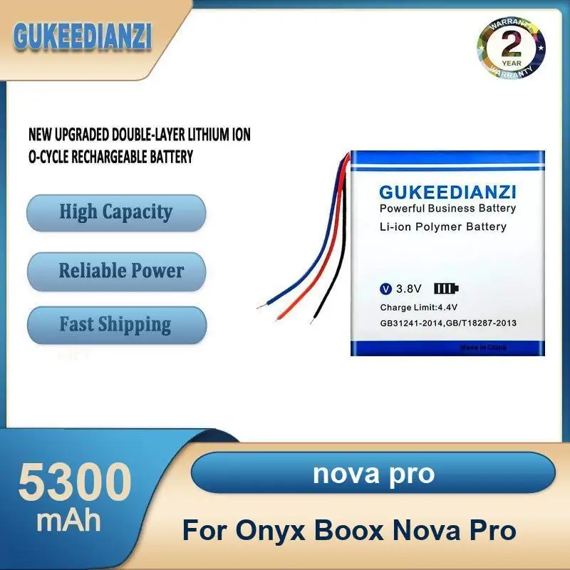 Battery For Onyx Boox N96ML E-Book Poke 3 Poke3 2 Neo Reader Nova BBA10 355585 psp DVR 305585 S11ND018A N96 Carta+ Note PRO - view 2
