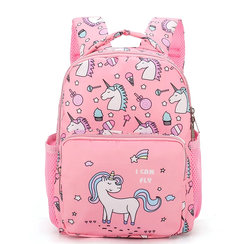 Children's backpack cartoon cute unicorn baby backpack kindergarten bag factory outlet