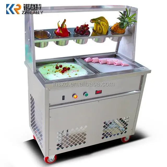 Commercial Type Yogurt Machine Fried Ice Cream Machine Roll Yogurt Ice Cream Machine