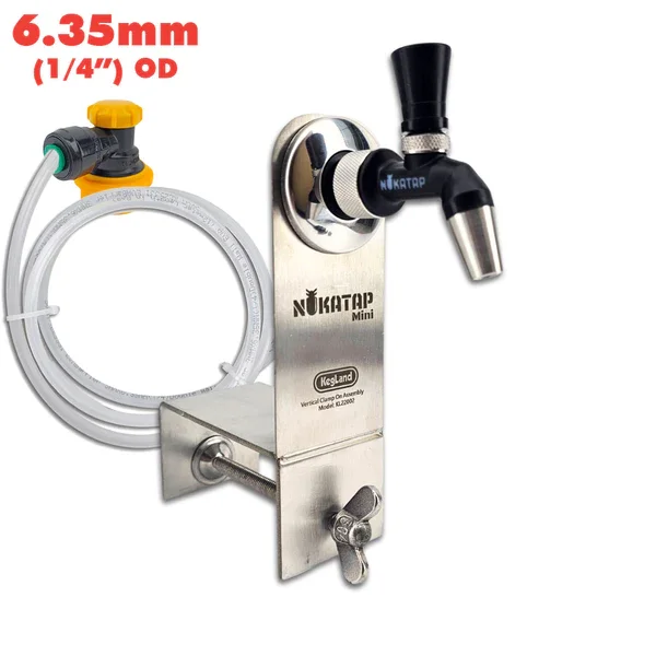 KegLand NukaTap Mini Clamp On Kit Builder ( Nukatap Mini Is Not Included) Homebrew Beer