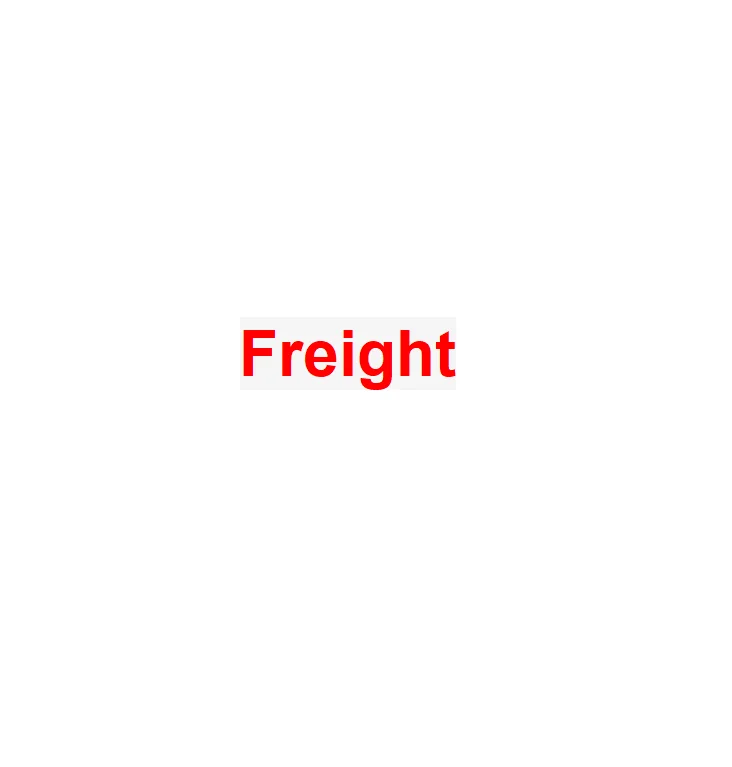 

Special link for freight price difference