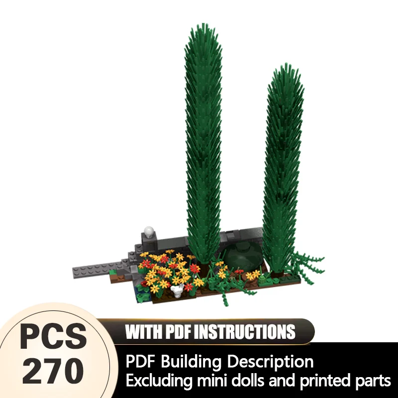 

Creators Plant Series Model MOC Building Bricks Plant Corner Modular Technology Gifts Holiday Assemble Children Toys Suit
