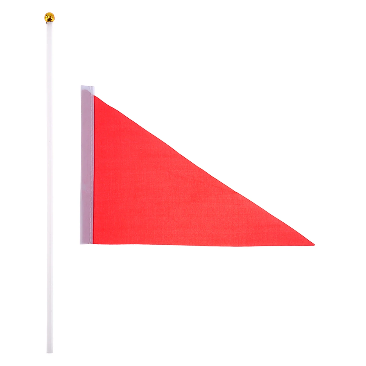 

50 Pcs Triangular Banner Pure Color Flags Lightweight Portable for Party Garden Sports Clubs Parades Hand Waving Pendents
