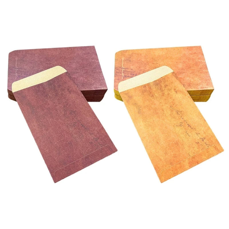 

100x Envelopes Old Fashioned Antique Envelopes Gift Envelopes Krafts Paper Envelopes for Invitation Greeting Card