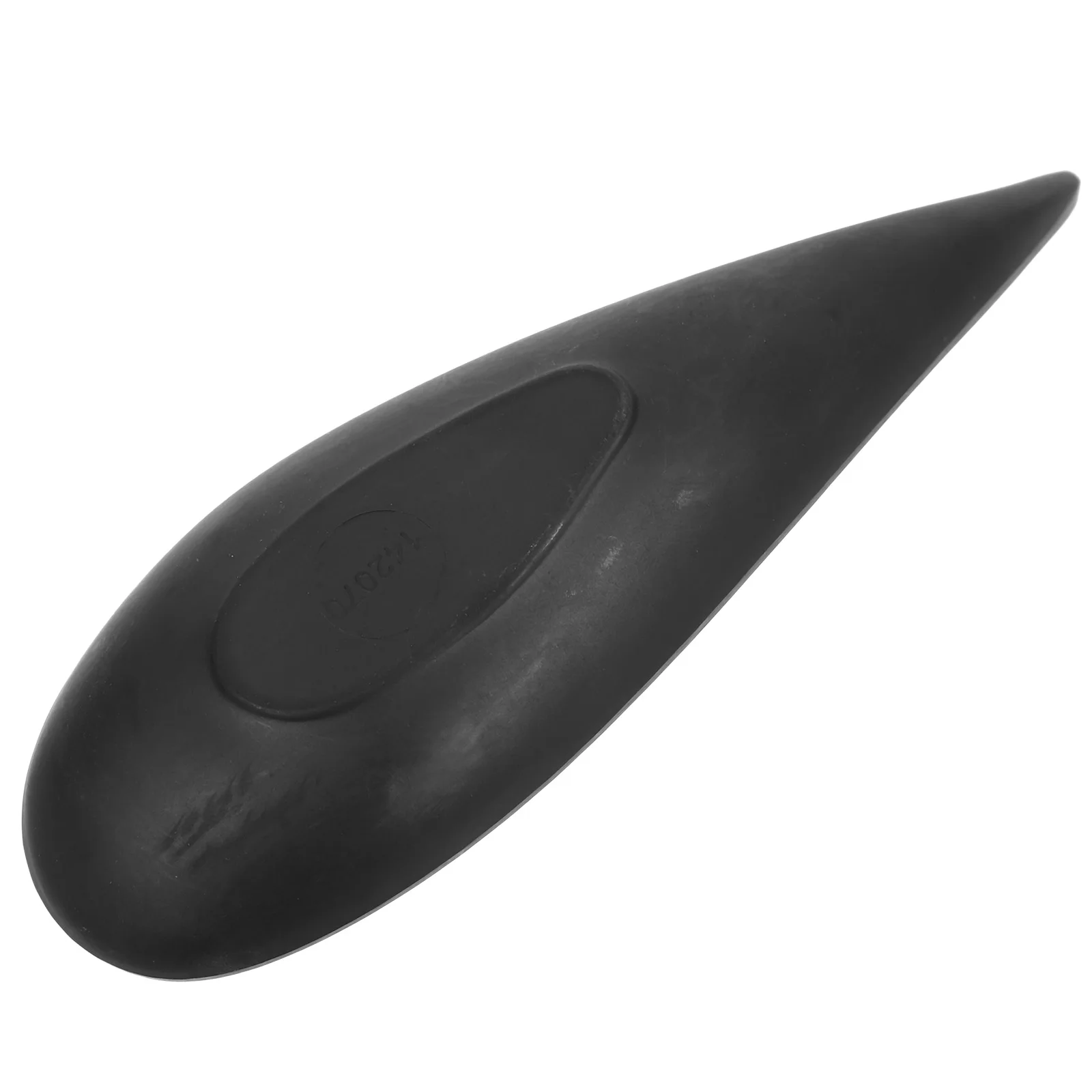

6pcs Black Matte Pointed Oval Spoons Melamine Tear Drop Dessert Spoon Pudding Commercial Home Hotel Coffee Shop Multi-function
