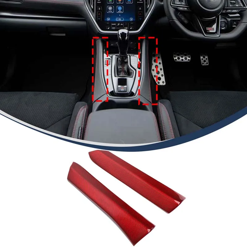 Gear Shift Side Panel Decor Stickers Center Control Frame Trim Sticker Car Accessory For Subaru WRX Levorg VB VN 2022-2026 AT