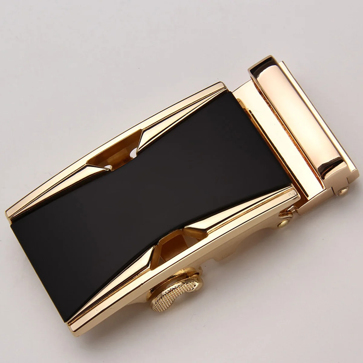 مشبك حزام أوتوماتيكي لأشرطة واسعة 3.5 سم مشبك بسقاطة من سبيكة سهل الضبط للرجال ملحقات الأعمال البديلة