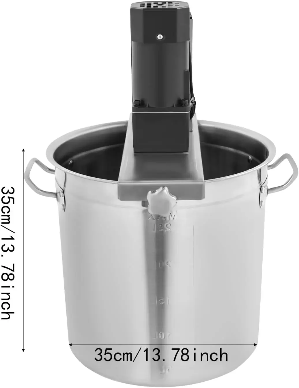 6.6 Gallon Commercial Electric Mixer Machine w/ 4-Blade Variable Speed