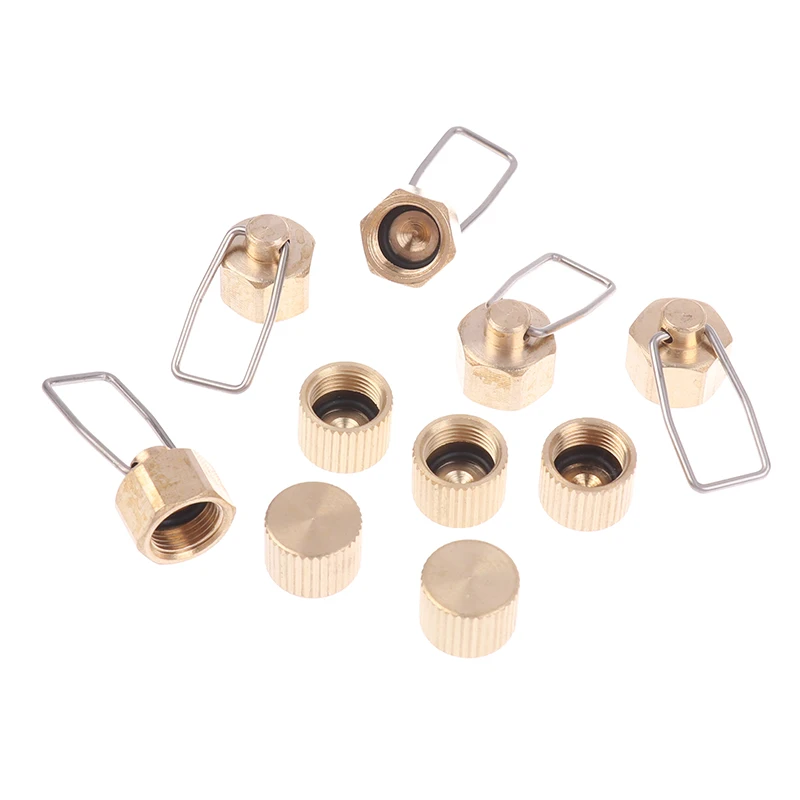 1/5Pcs Outdoor Camping Stove Cap Gas Accessories Flat Gas Tank Anti-leak Plug Liquefied Gas Connection-Line Blocking Cap