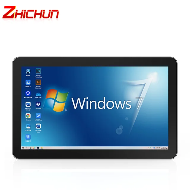 KDS Screen Kitchen Oilproof Panel PC Android13 Win10 15 Inch 32 Inch All in One Pc Take Out Food Display Panel Pc
