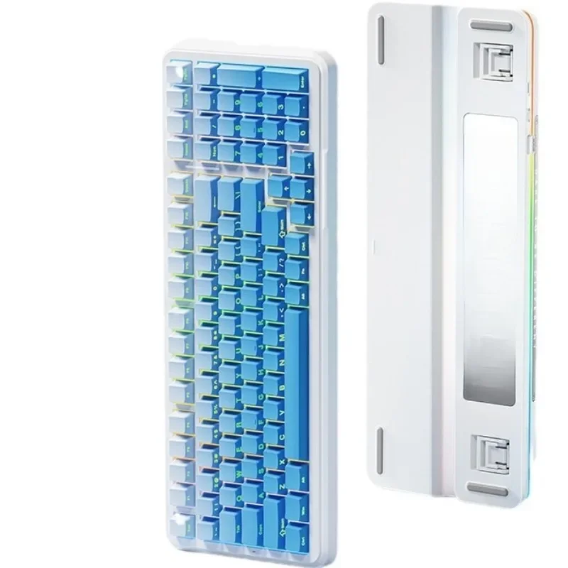 

Mechanical keyboard wireless bluetooth three-mode game office mechanical keyboard