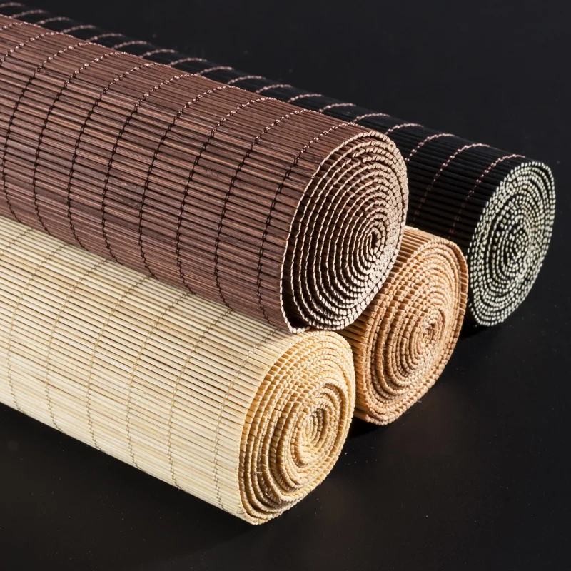 new style Chinese matchstick curtains bamboo blinds outdoors roll up woven roman bamboo mat roller blinds