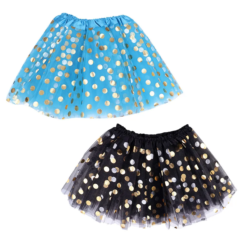 

2pcs Glitter Tulle For Girls Kawaii Tutu Dance Costume Toddler Skirt Party Outfit Nylon Mesh Tutu Skirt Adjustable Waist