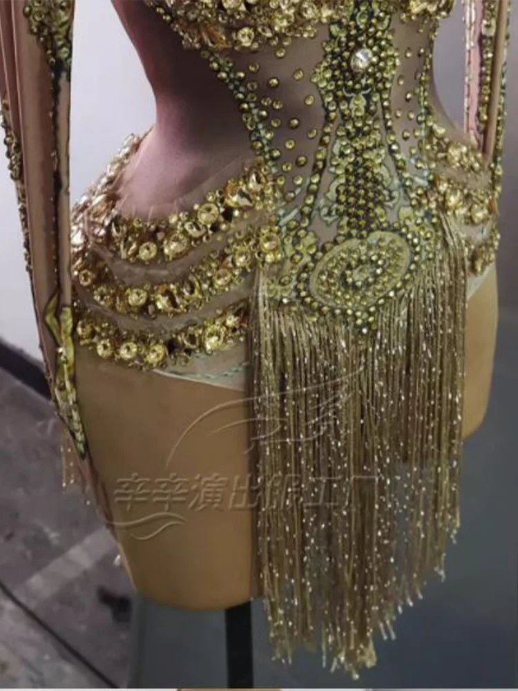 High Quality Hot Stamping Tassel Elastic Jumpsuit 2024 New Fashion Custom Women'S Clothing