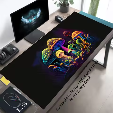 Watercolor Jellyfish Big Gaming Mousepad XL,plant Mouse Pad , Nautical Desk Mat, Aesthetic Desk Mat, Beach Deskmat, Cute Deskpad