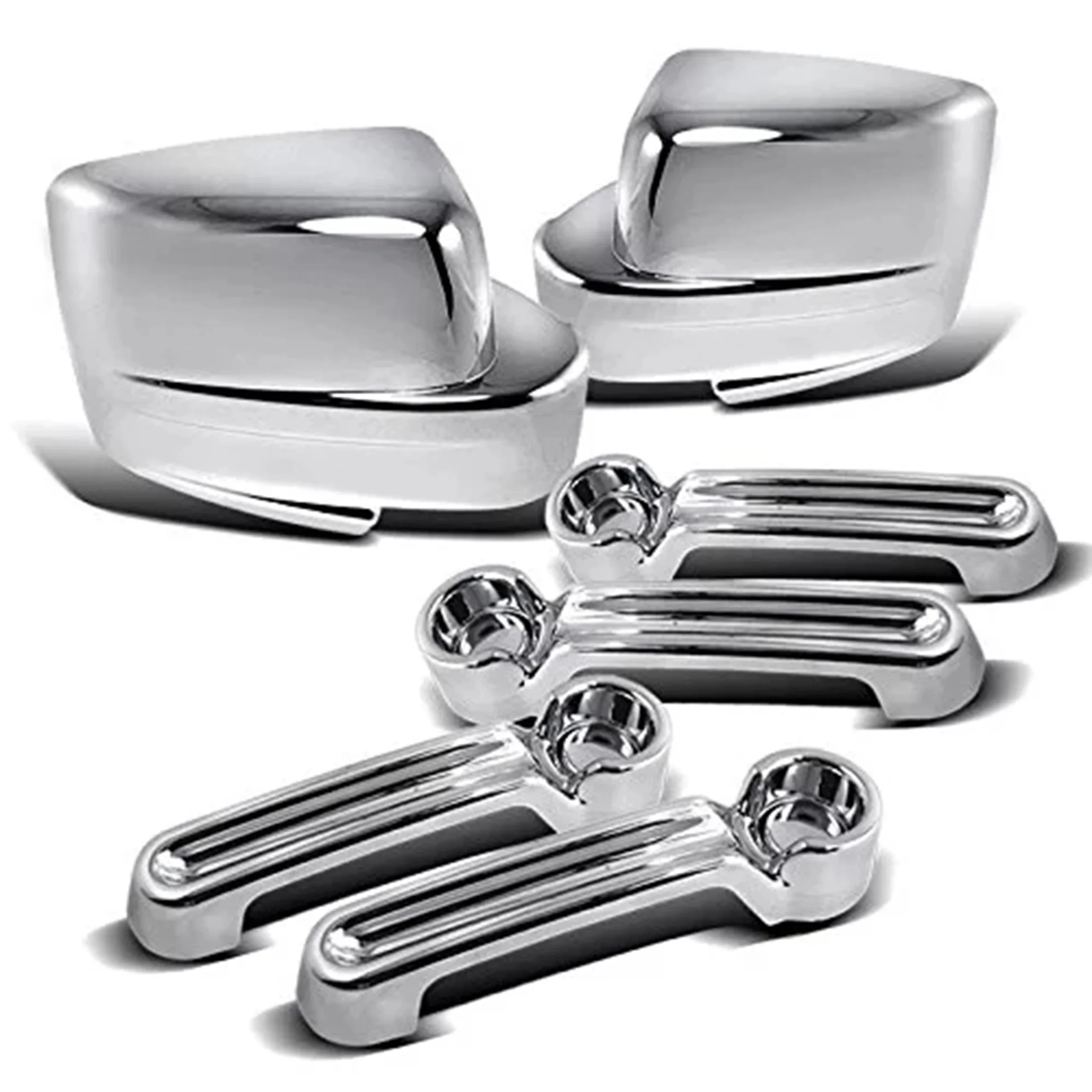 

For Jeep Liberty 08-12 / Dodge Nitro 07-11 Sxt Slt ABS Chrome Plated Door Mirror Covers Car Accessorie Handle Cover