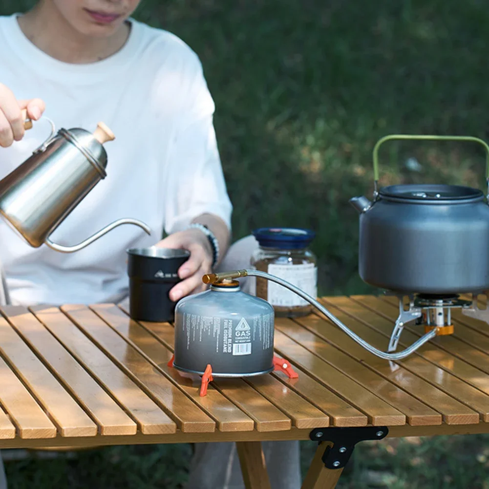 Magnetic Tripod Gas Tank Bracket Multifunctional Camping Stove Stand Canister Stabilizer for Backpacking Cooking view 3