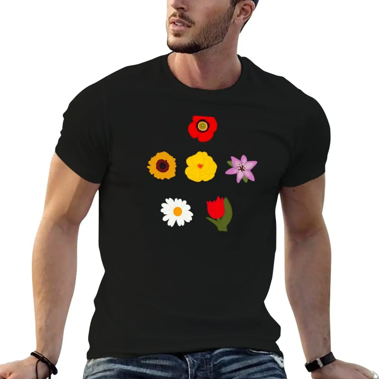 Nancy Drew Secret of Shadow Ranch Flowers T-Shirt for a boy vintage cute tops mens graphic t-shirts pack