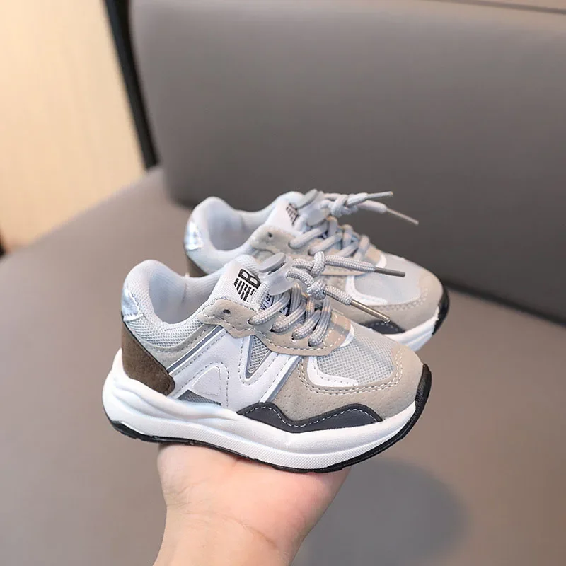 Boys and Girls Soft Sole Casual Sneakers Fashion Trend Running Shoes Basketball Shoes Children Flat Baby Toddler Outdoor Shoes