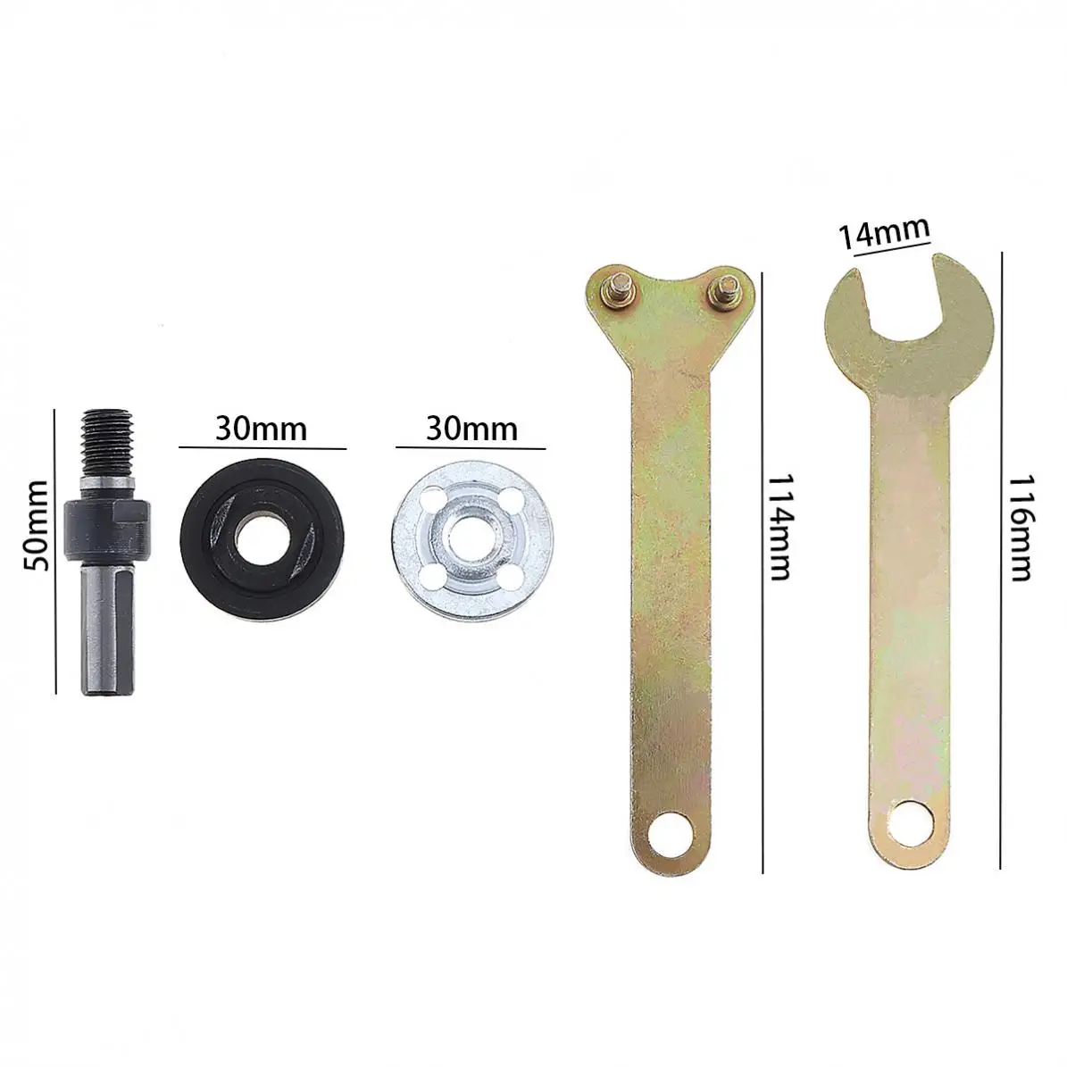 5 Cái/lốc Máy Mài Góc Phụ Kiện Với Thanh Kết Nối Nhỏ Cờ Lê Cho Chuyển Đổi Góc Dụng Cụ Mài Dao